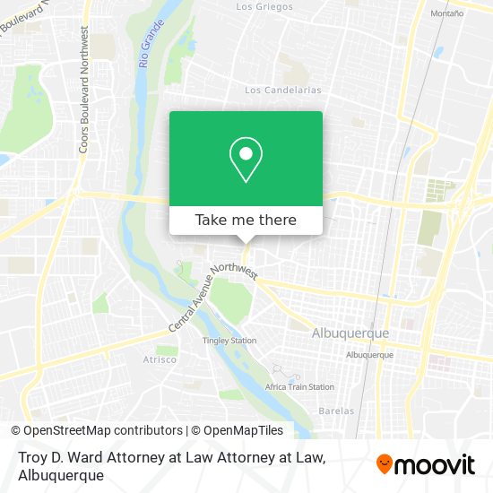 Mapa de Troy D. Ward Attorney at Law Attorney at Law