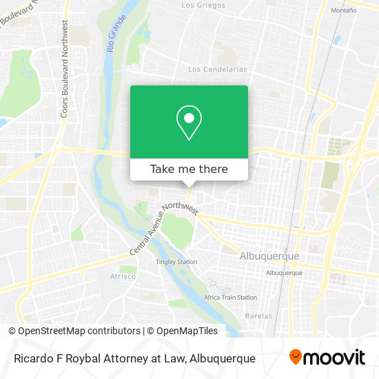 Mapa de Ricardo F Roybal Attorney at Law