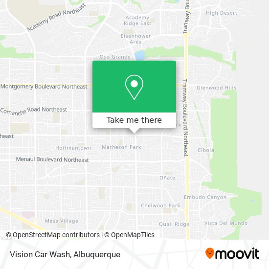 Vision Car Wash map