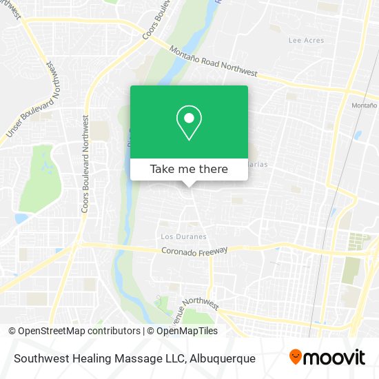 Mapa de Southwest Healing Massage LLC
