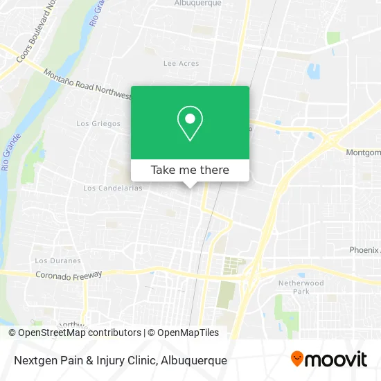 Nextgen Pain & Injury Clinic map