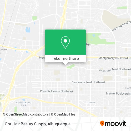 Got Hair Beauty Supply map