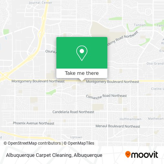 Albuquerque Carpet Cleaning map