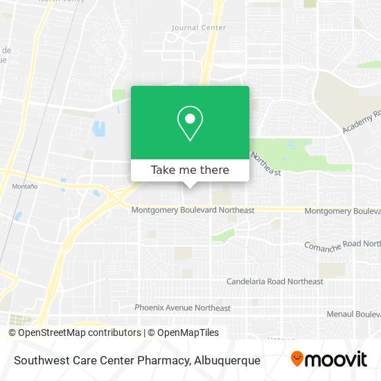 Mapa de Southwest Care Center Pharmacy