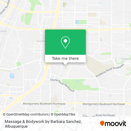 Massage & Bodywork by Barbara Sanchez map