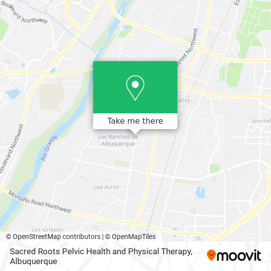 Mapa de Sacred Roots Pelvic Health and Physical Therapy
