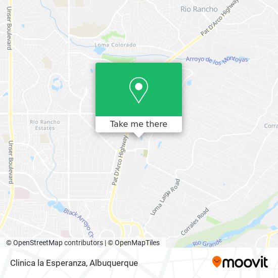 Clinica la Esperanza map