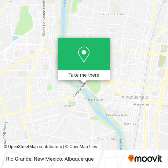 Rio Grande, New Mexico map