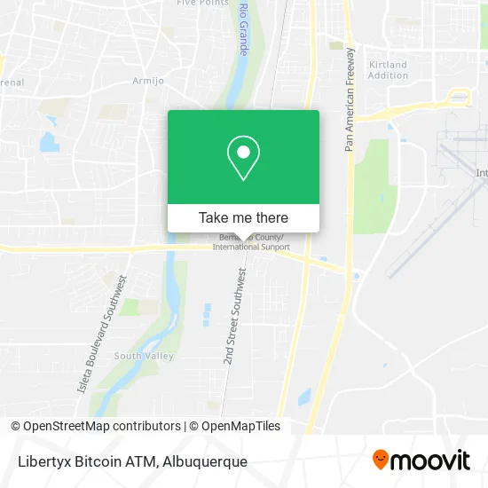 Mapa de Libertyx Bitcoin ATM