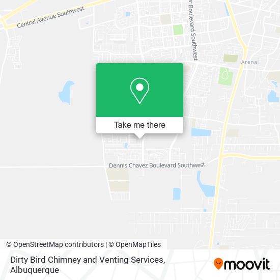 Mapa de Dirty Bird Chimney and Venting Services