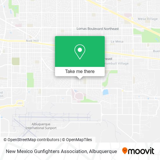 New Mexico Gunfighters Association map