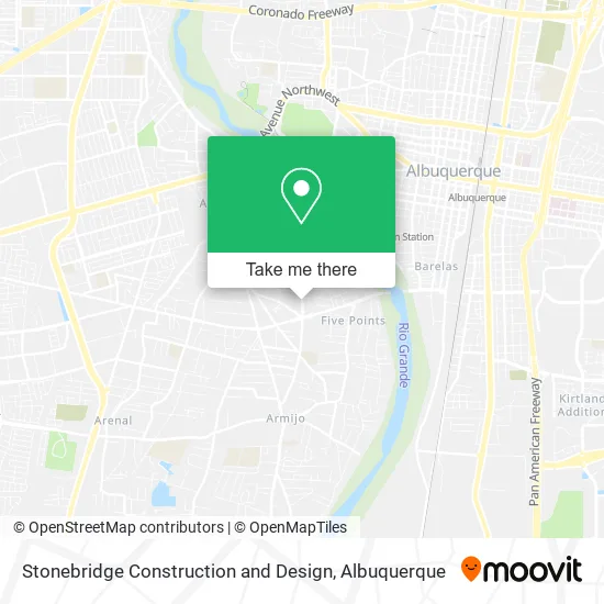 Stonebridge Construction and Design map