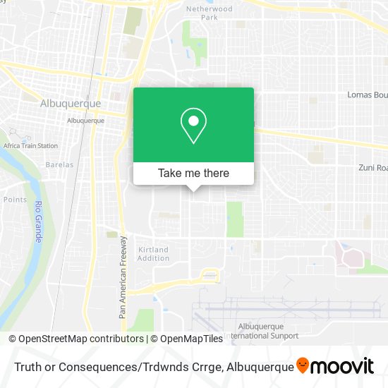 Truth or Consequences / Trdwnds Crrge map