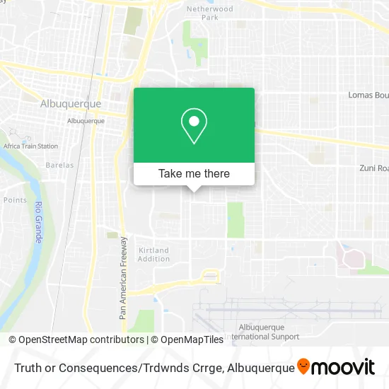 Mapa de Truth or Consequences / Trdwnds Crrge