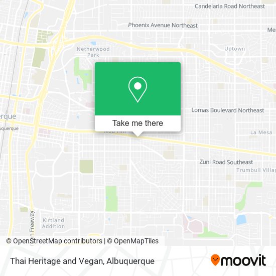 Thai Heritage and Vegan map