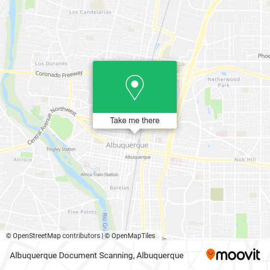 Albuquerque Document Scanning map