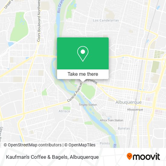 Kaufman's Coffee & Bagels map