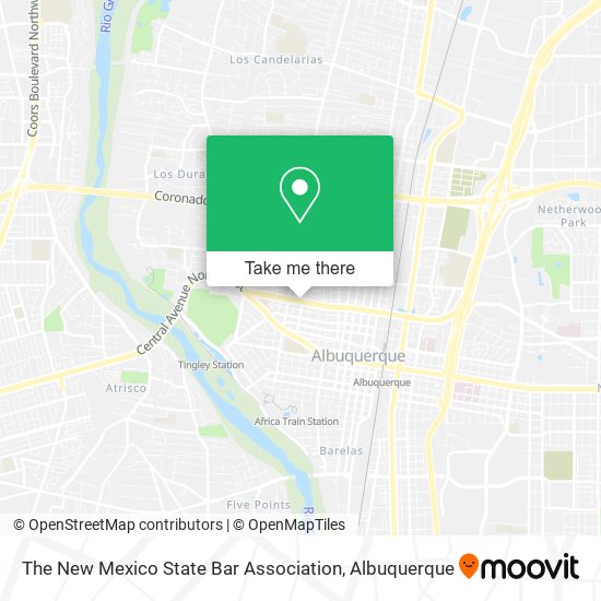 Mapa de The New Mexico State Bar Association