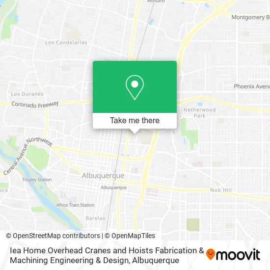 Iea Home Overhead Cranes and Hoists Fabrication & Machining Engineering & Design map