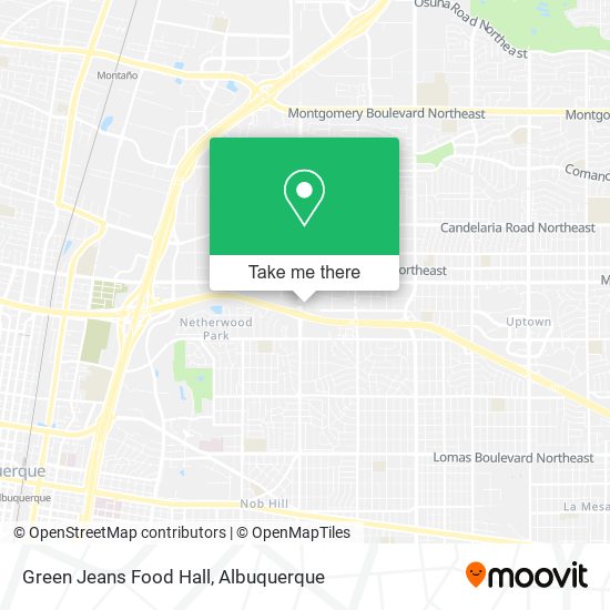 Mapa de Green Jeans Food Hall