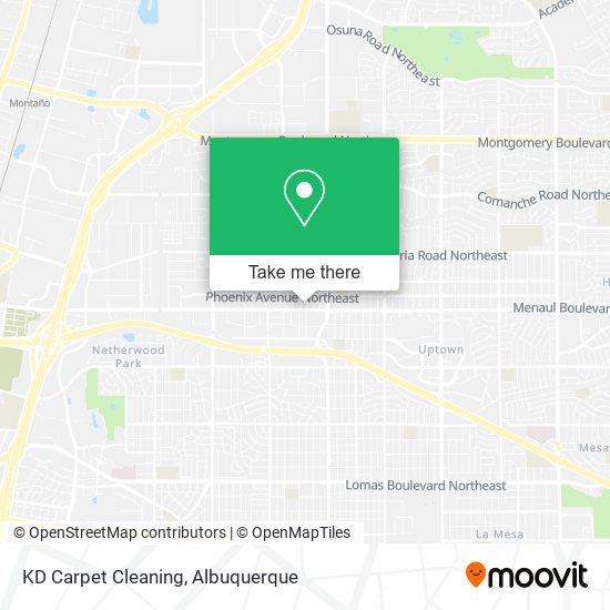 KD Carpet Cleaning map