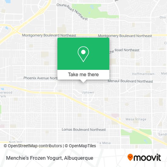 Menchie's Frozen Yogurt map