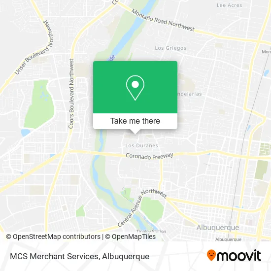MCS Merchant Services map