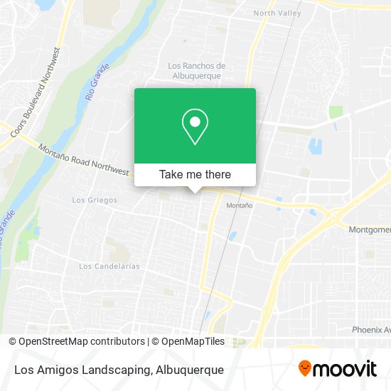 Los Amigos Landscaping map