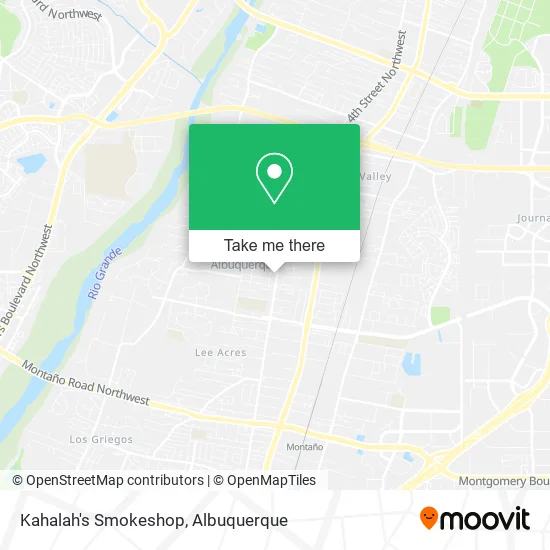 Kahalah's Smokeshop map