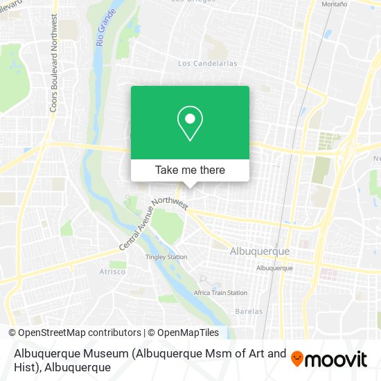 Mapa de Albuquerque Museum (Albuquerque Msm of Art and Hist)