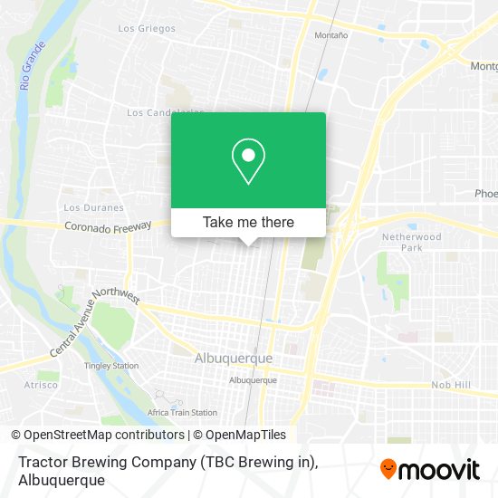 Tractor Brewing Company (TBC Brewing in) map