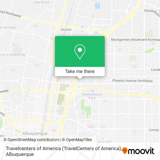 Mapa de Travelcenters of America (TravelCenters of America)