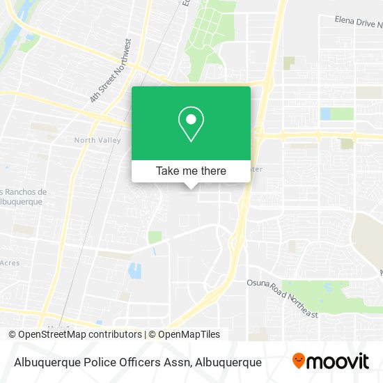 Albuquerque Police Officers Assn map