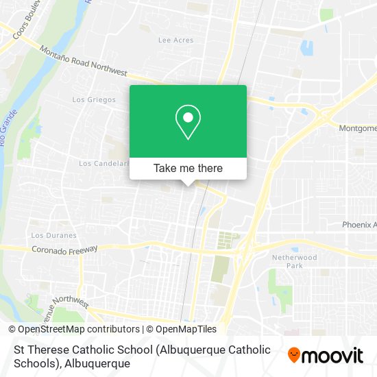 St Therese Catholic School (Albuquerque Catholic Schools) map