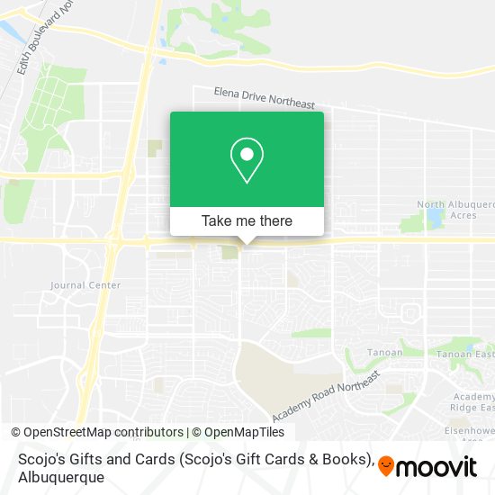 Scojo's Gifts and Cards (Scojo's Gift Cards & Books) map