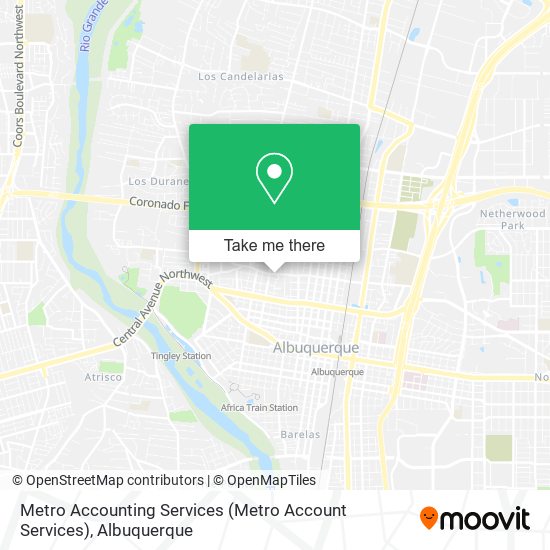 Mapa de Metro Accounting Services (Metro Account Services)