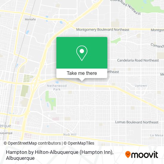 Mapa de Hampton by Hilton-Albuquerque (Hampton Inn)