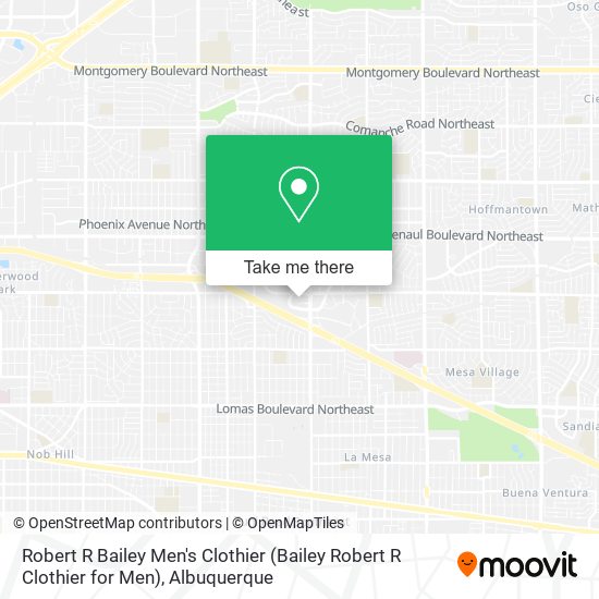 Robert R Bailey Men's Clothier map