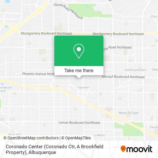 Coronado Center (Coronado Ctr, A Brookfield Property) map