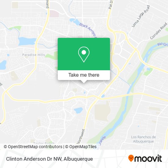 Clinton Anderson Dr NW map