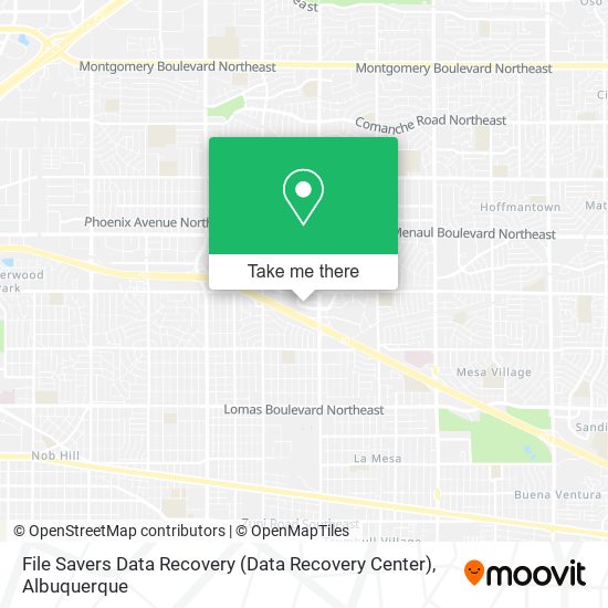 Mapa de File Savers Data Recovery (Data Recovery Center)