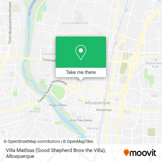 Mapa de Villa Mathias (Good Shepherd Bros-the Villa)