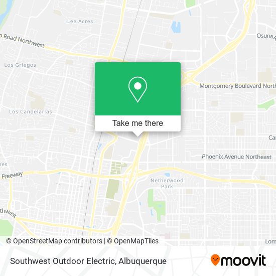 Southwest Outdoor Electric map