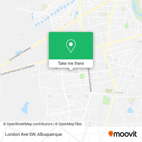 Mapa de London Ave SW