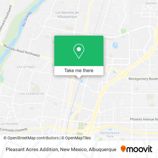 Mapa de Pleasant Acres Addition, New Mexico