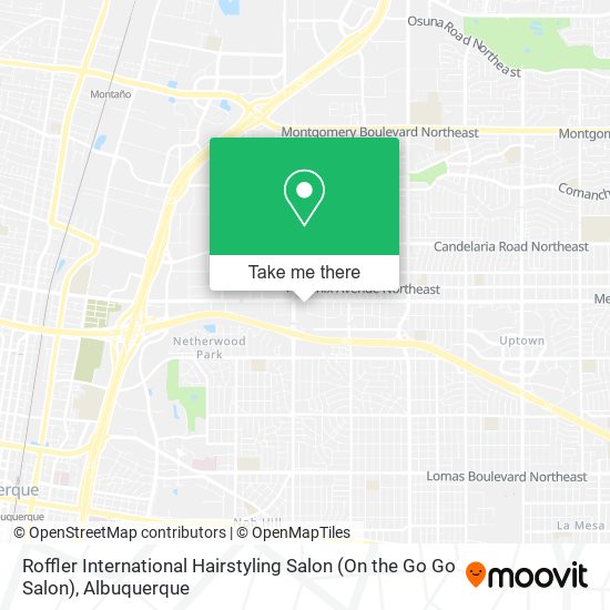 Mapa de Roffler International Hairstyling Salon (On the Go Go Salon)