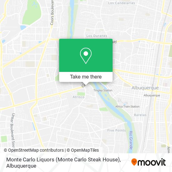 Monte Carlo Liquors (Monte Carlo Steak House) map