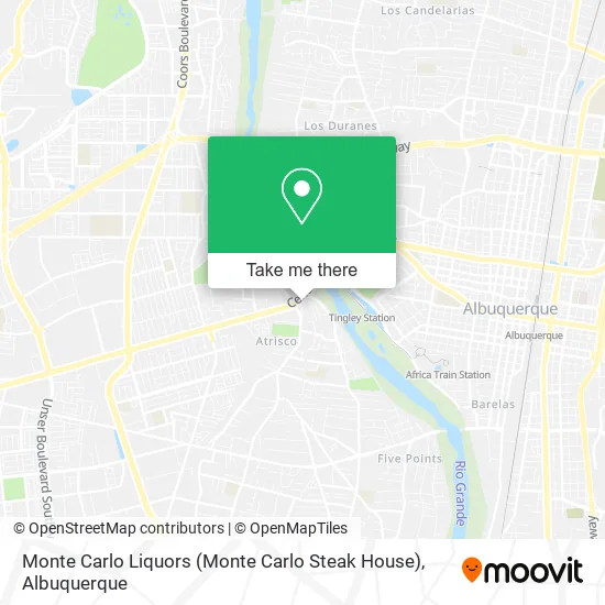 Mapa de Monte Carlo Liquors (Monte Carlo Steak House)