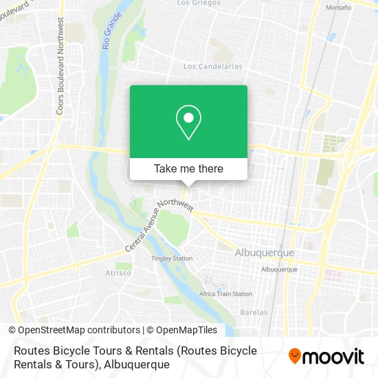 Mapa de Routes Bicycle Tours & Rentals