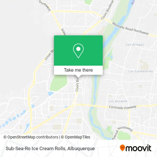 Sub-Sea-Ro Ice Cream Rolls map